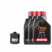 K&N Oil Change Kit MOTUL 7100 5w-40 ΚΝ160 3L