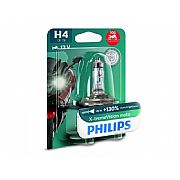 Λάμπα αλογόνου Philips X-tremeVision moto H4 12V 60/55W P43T S2 +130