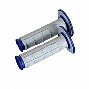 Χειρολαβές RENTHAL Dual Compound για χρήση MX/ENDURO μπλέ-γκρί