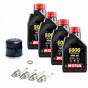 Πακέτο Σέρβις με λάδια motul 5000 HONDA TRANSALP