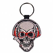 Skull DJ Key Ring