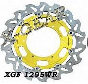 Floating Front Disk Brake KTM MXC 250 98-03 320mm titanium