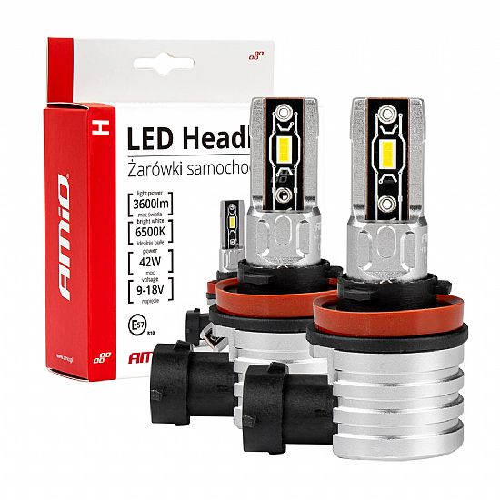 AMIO LED HEADLIGHTS H-MINI SERIES H8/H9/H11/H16 03333