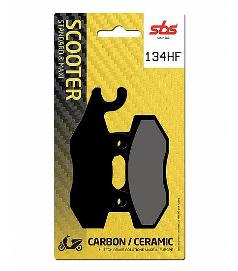 MOTORCYCLE BRAKE PADS SBS 134HF FA165-FA215 KAZER 115 / SUPRA / MODENAS KRISS 115