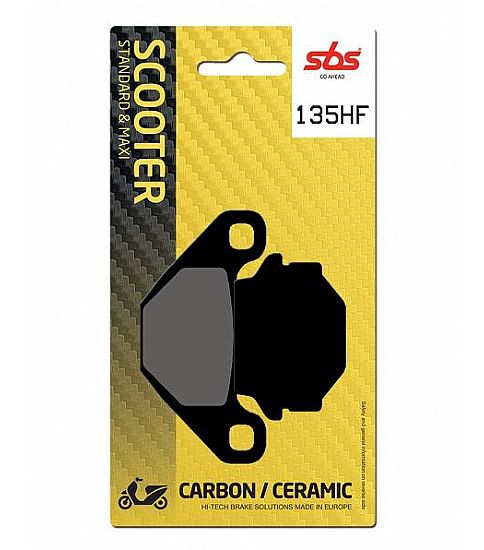 MOTORCYCLE BRAKE PADS SBS 135HF ΓΙΑ KAWASAKI KLE 500 