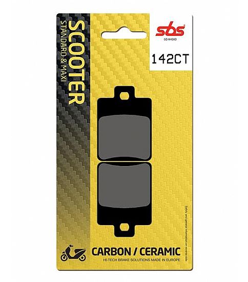 MOTORCYCLE BRAKE PADS SBS 142CT SYM SYMPHONY 50-125-150