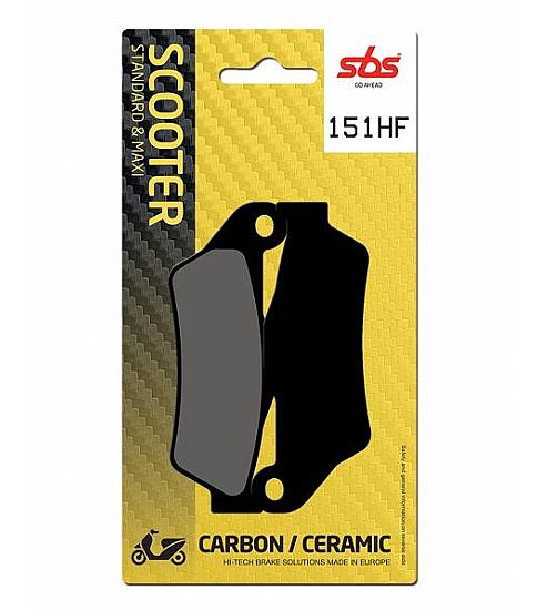 MOTORCYCLE BRAKE PADS SBS 151HF SFA181 GILERA NEXUS 500