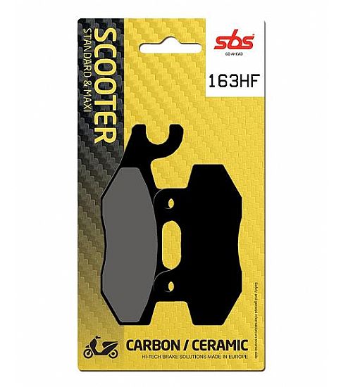 MOTORCYCLE BRAKE PADS SBS 163HF FA228 SCOOTER 50-124CCM