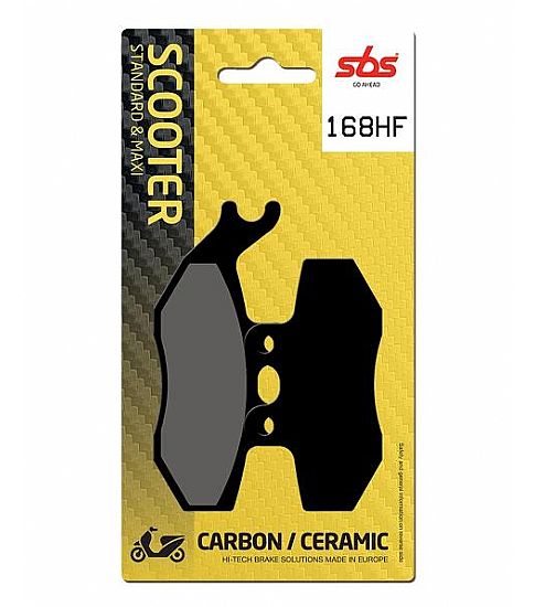 MOTORCYCLE BRAKE PADS SBS 168HF FA194 SCOOTER 50-124CCM