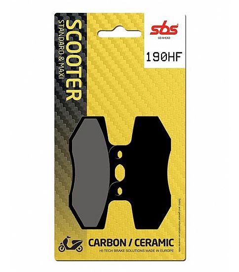 MOTORCYCLE BRAKE PADS SBS 190HF FA393 SCOOTER 50-124CCM