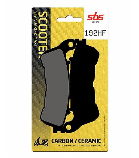 MOTORCYCLE BRAKE PADS SBS 192HF FA388 SCOOTER 50-124CCM