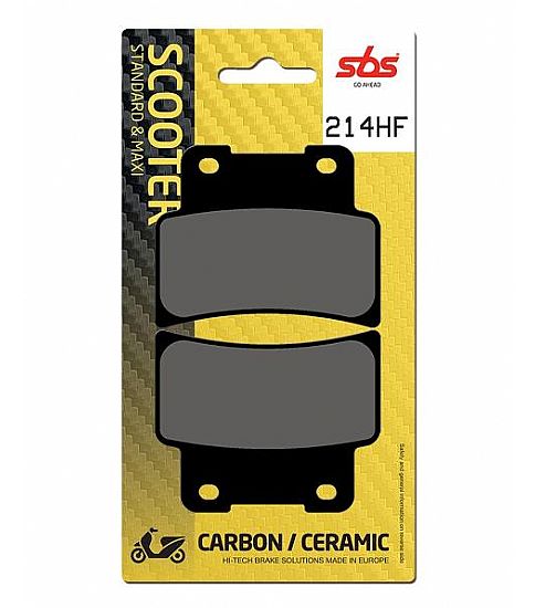 MOTORCYCLE FRONT  BRAKE PADS SBS 214HF FA432 XCITING400I '12