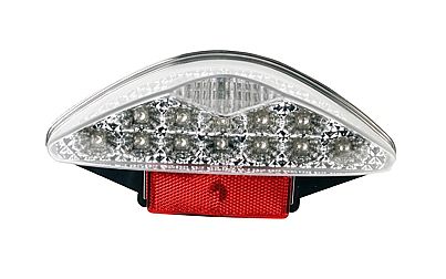 ΦΑΝΑΡΙ LED STOP ΚΑΘΑΡΟ ΚΡΥΣΤΑΛΛΟ ΓΙΑ AEROX50-50R-100 (97-11) MBK/NITRO50-100