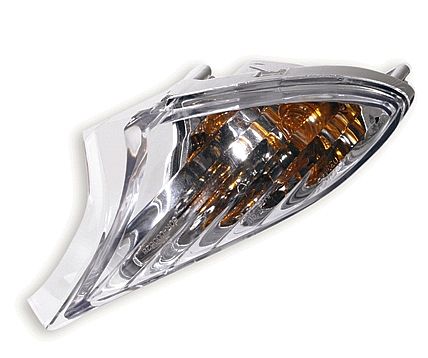 FRONT FLASH PURE CRYSTAL FOR KYMCO XCITING 250-500 (I) (05-09)