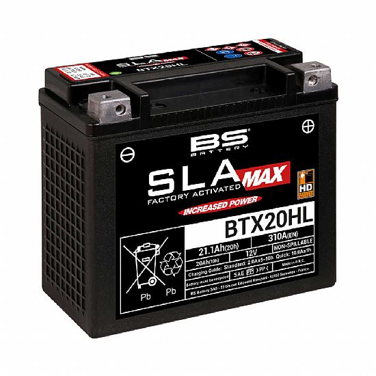 ΜΠΑΤΑΡΙΑ ΜΟΤΟΣΥΚΛΕΤΑΣ HONDA BS SLA BTX20HL MAX 21.1AH