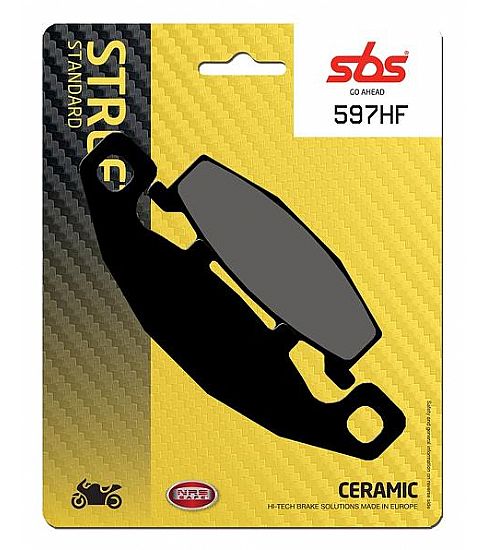 MOTORCYCLE BRAKE PADS SBS 597HF FA129 STD FR/RR