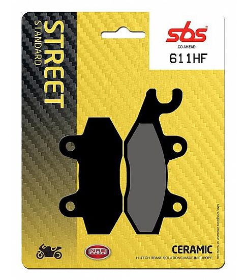 MOTORCYCLE BRAKE PADS SBS 611HF FA135-FA214 STD RR