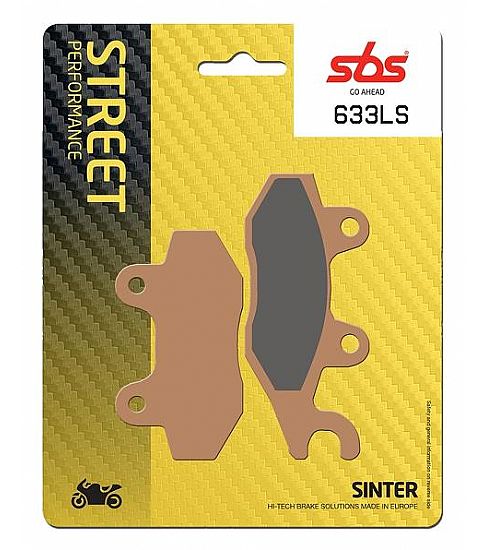 MOTORCYCLE BRAKE PADS SBS 633LS FA165/2 RR