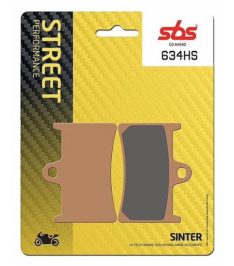 MOTORCYCLE BRAKE PADS SBS 634HS FA252-FA380 FR