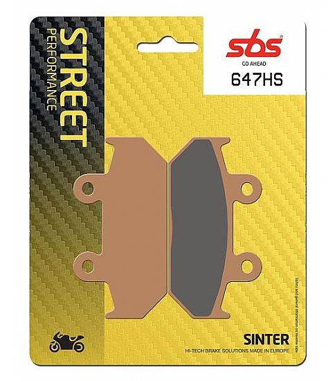 MOTORCYCLE BRAKE PADS SBS 647HS FA124/2 FR