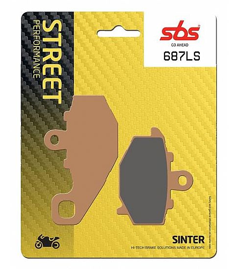 MOTORCYCLE BRAKE PADS SBS 687LS FA192 RR