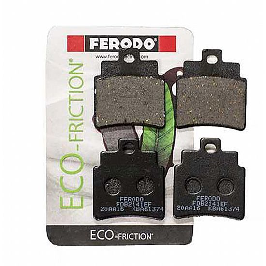 ΕΜΠΡΟΣ ΤΑΚΑΚΙΑ FERODO ECO FRICTION ΓΙΑ SYM GTS/JOYMAX 250/300 FDB2141EF