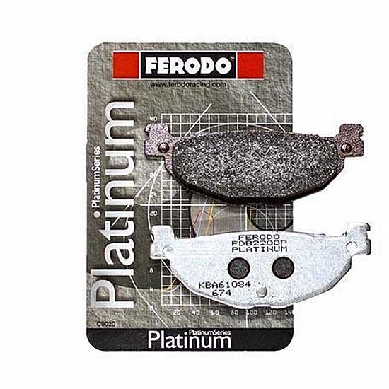 FERODO PLATINUM BRAKE PADS YAMAHA T-MAX 500 04-12