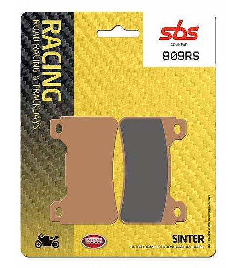 MOTORCYCLE BRAKE PADS SBS 809RS FA390 FRONT RACING