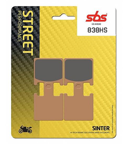 MOTORCYCLE BRAKE PADS SBS 838HS FA417 FR