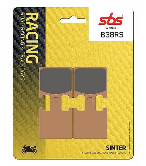MOTORCYCLE BRAKE PADS SBS 838RS FA417 FR RACING KAWASAKI ZX-6R'07-09, Z1000'07-09,ZZR1400'06