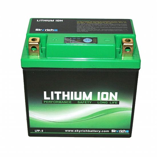 SKYRICH MOTORCYCLE LITHIUM BATTERY LFP-3 (HB9-B - HB9L-B - HTX9A-BS) 145CA