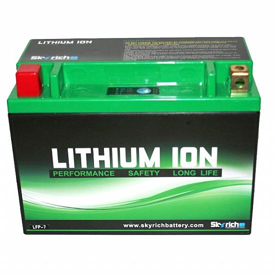 SKYRICH MOTORCYCLE LITHIUM BATTERY LFP-7 21AH (HTX20L-BS - HTX18/24) HONDA GOLDWING 360CA