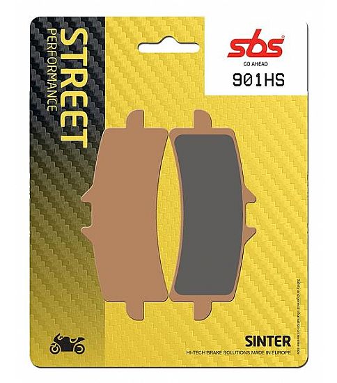MOTORCYCLE BRAKE PADS SBS 901HS  ΕΜΠΡ. BMW/S1000RR HP4'13,1200HP2 SPORT'08-10,HON/CBR1000RR'14