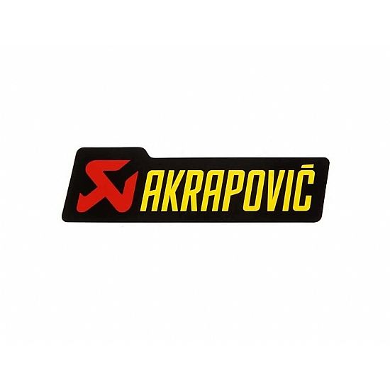 ΑΥΤΟΚΟΛΛΗΤΟ AKRAPOVIC ROAD 150 AL 150X44MM