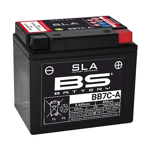 BS BATTERY SLA BB7C-A SLA 8.4AH TW200