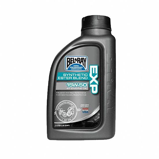 OIL FOR MOTORCYCLE BEL RAY EXP 99130 SYNTHETIC ESTER 15W-50 MA2 1L