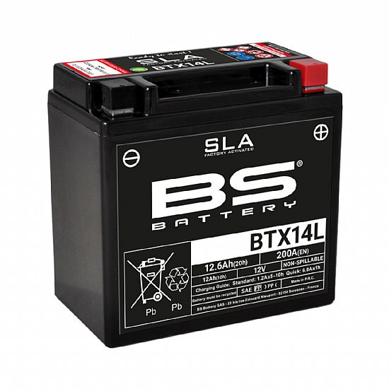 ΜΠΑΤΑΡΙΑ ΜΟΤΟΣΥΚΛΕΤΑΣ BS BATTERY BTX14L SLA 12.0AH