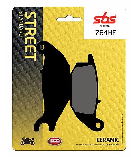 MOTORCYCLE BRAKE PADS SBS 784HF FA343 STD FR/RR SUPRA-X125I HELMIN (RR)