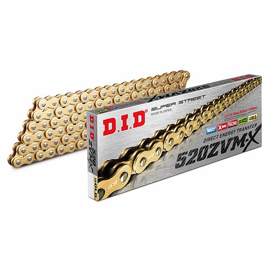 DRIVE CHAIN DID X’RING GOLD SUPER STRONG 520ZVMXGG X 112