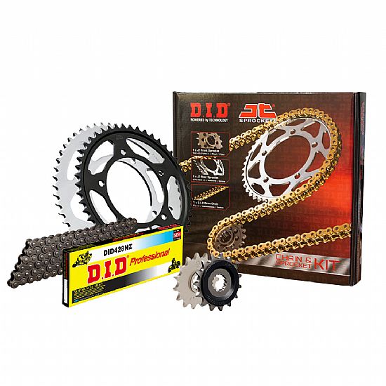 DRIVE CHAIN  & SPROCKETS DID-JT HONDA CBR 125 '11-'14