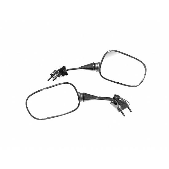EMGO 20-43012 MATTE BLACK LEFT SIDE REPLACEMENT MIRROR 56001-0005  FOR KAWASAKI ZX10 2004-2007 ZX636 