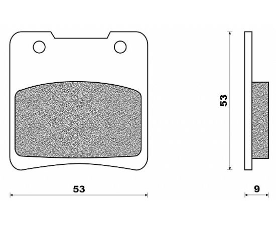 SET PADS METALLIC REAR FD134S2 GSX-R 600 V (96-03)