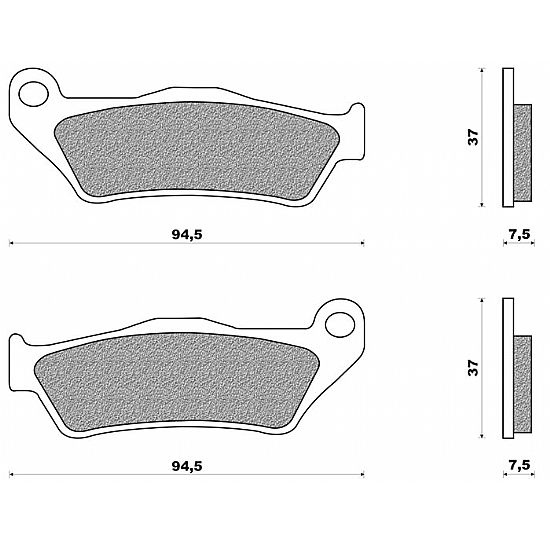 SET PADS NEWFREN FD186BE NEXUS 500 (03)