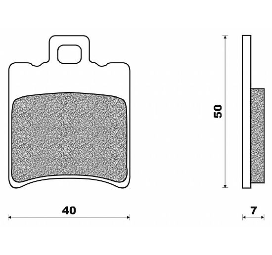 SET PADS FRONT NEWFREN FD196BE HONDA SH 100 (97)