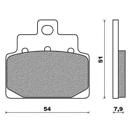 SET PADS FRONT NEWFREN FD271BE APRILIA SCARABEO 100 4T (01-04)