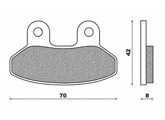 SET PADS NEWFREN FD293BKS WITH KEVLAR SYM JOY RIDE 150 (01)