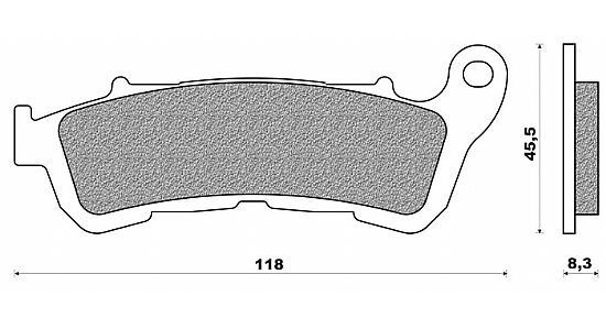 SET PADS FRONT NEWFREN FD385BE SH 300 I (07)