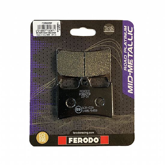 ΕΜΠΡΟΣ ΤΑΚΑΚΙΑ ΜΟΤΟΣΥΚΛΕΤΑΣ FERODO PLATINUM ΓΙΑ YAMAHA TDM 900