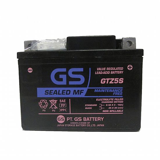 GS BATTERY JAPAN GTZ5S (YTZ5S) 12V 3.5AH