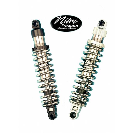 HAGON NITRO STAINLESS STEEL SHOCKS FULLY ADJUSTABLE 